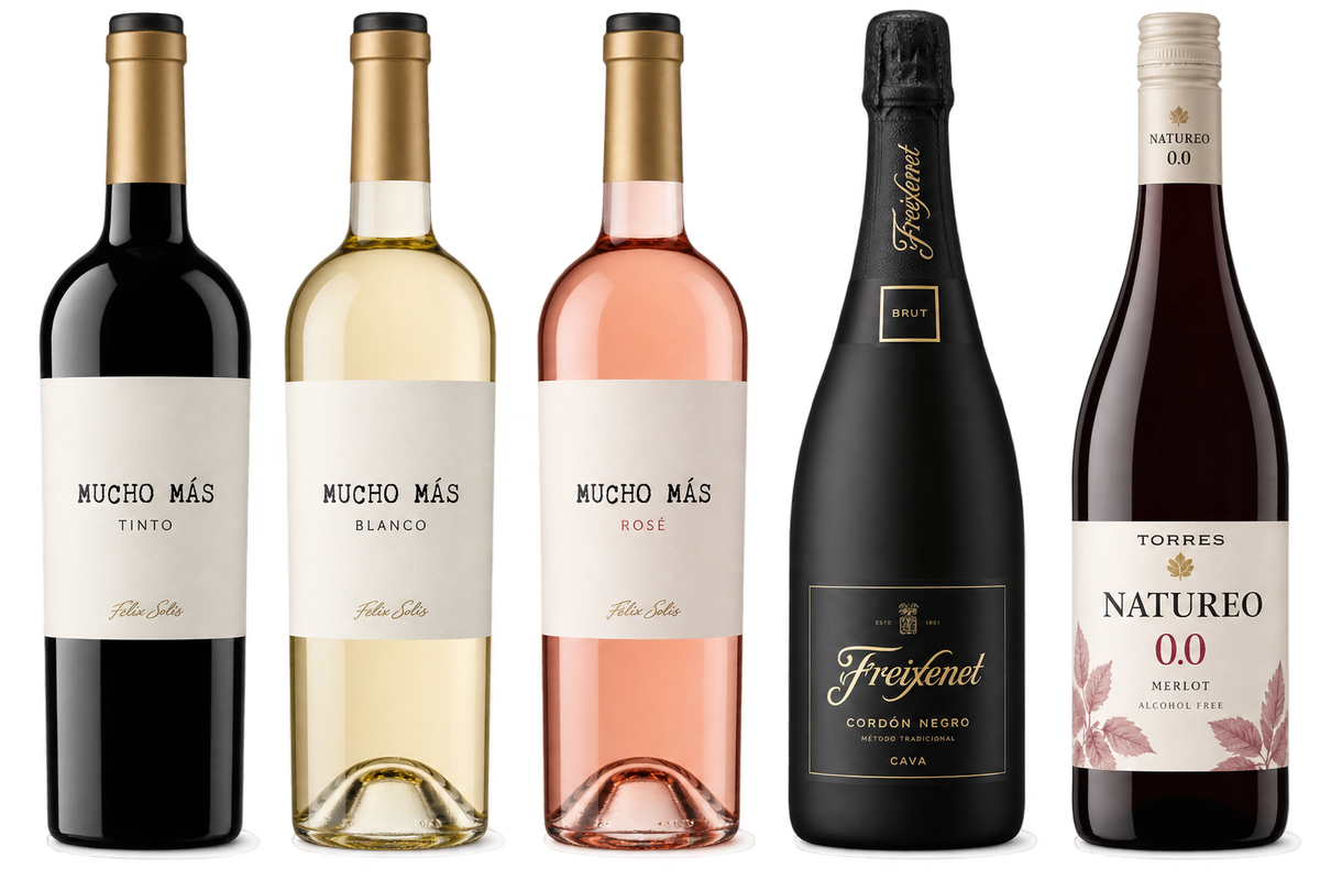 Signature Wine Gift – Vintage Journey | Wijncadeau in luxe wijnkist met Bloemen (kunst)