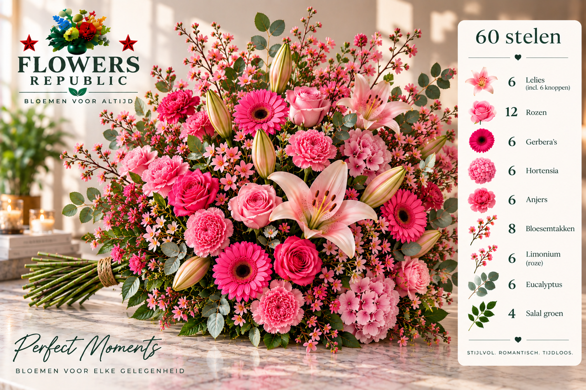 Pink Velvet Collection | Artificial Flowers | Small, Medium, Large, Excellence XL