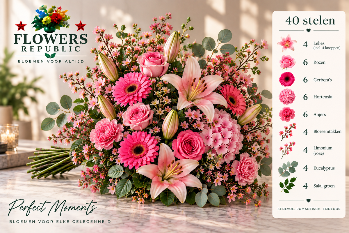 Pink Velvet Collection | Artificial Flowers | Small, Medium, Large, Excellence XL